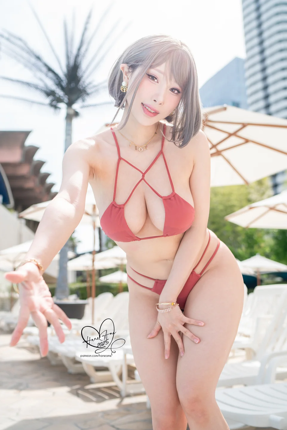 雨波_HaneAme_Original_Tangerine_Heat_swimsuit_橘爆夏日！泳裝_55P,7V_1_4GB 1 (12).webp